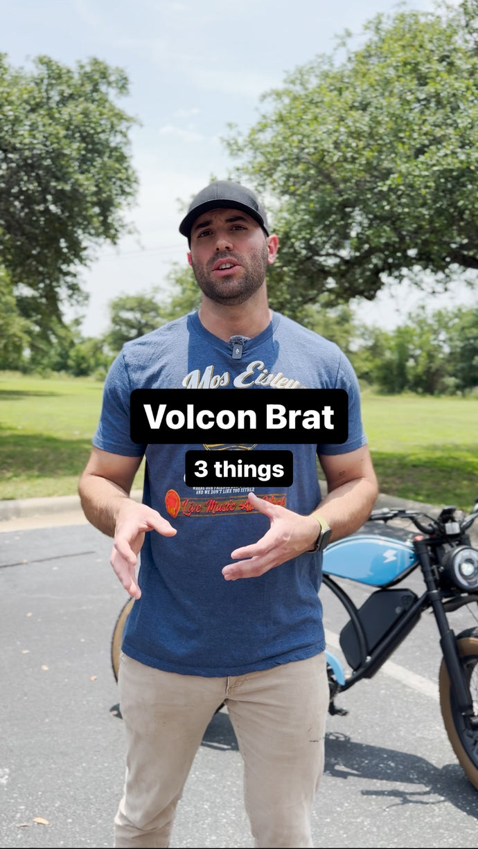 Volcon Brat 3 Things I like